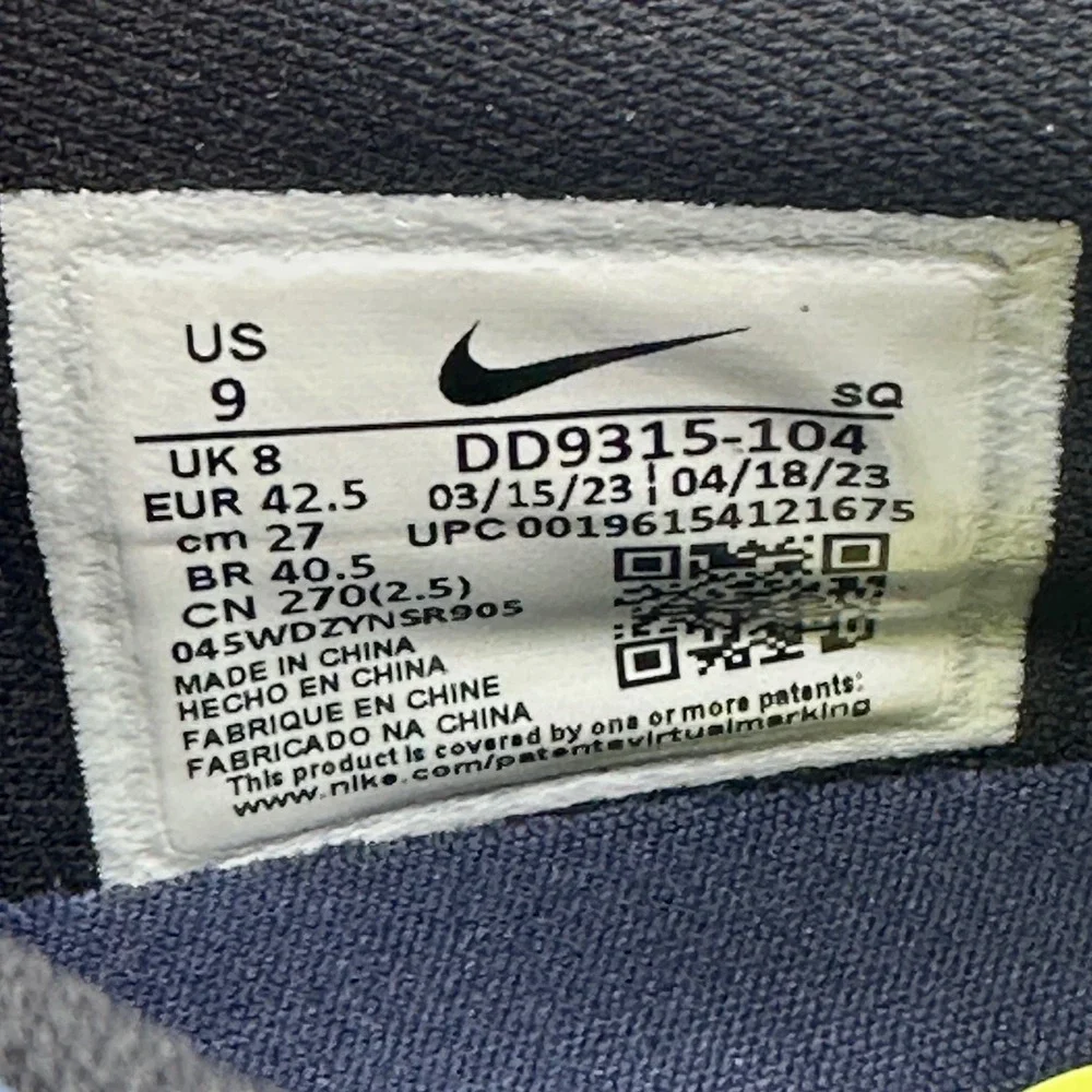 Nike DD9315-104 Mens Size 9 Air Jordan 1 Low Golf Shoes Midnight Navy Sneakers
